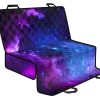 Purple Galaxy Space Blue Starfield Print Pet Car Back Seat Cover - 8128d0e58fc0