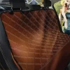 Saddle Brown Color Chocolate Texture Car Back Seat Cover Dog Car Seat Covers - c41b45d8a0e3