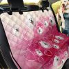 Samoyed On Pink Romantic Design Car Back Seat Cover Dog Car Seat Covers - 588e7aa06cbf