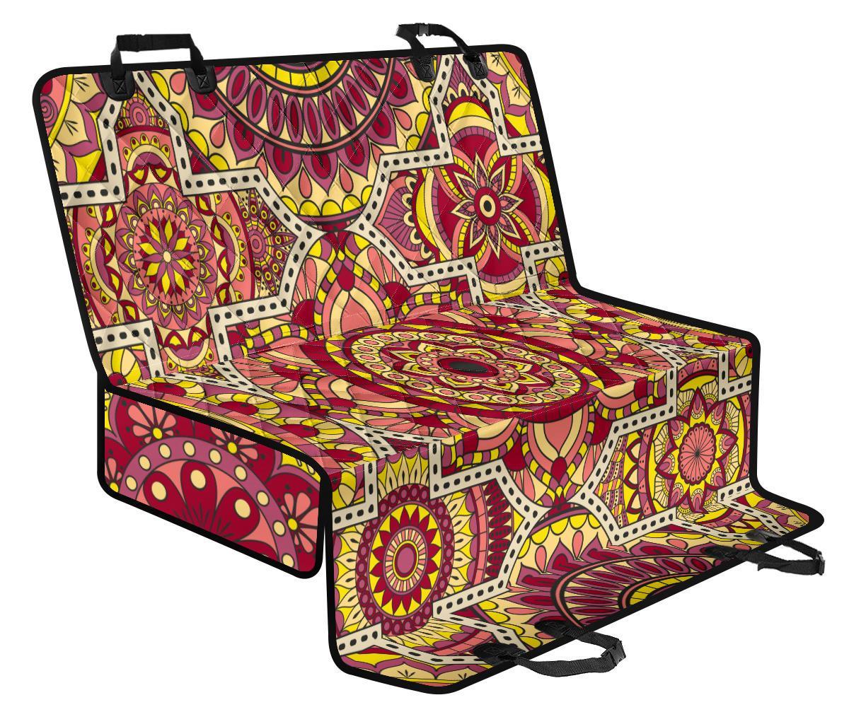 Sangria Mandala Bohemian Pattern Print Pet Car Back Seat Cover - e590eb548c0f Sangria Mandala Bohemian Pattern Print Pet Car Back Seat Cover - e590eb548c0f