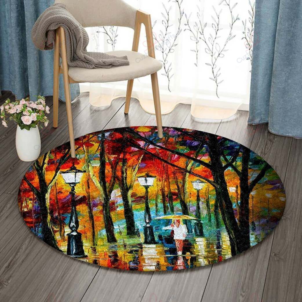 Street Color Round Carpet Floor Rug Living Room Bedroom Decor Round Area Rug Carpet Street Color Round Carpet Floor Rug Living Room Bedroom Decor Round Area Rug Carpet