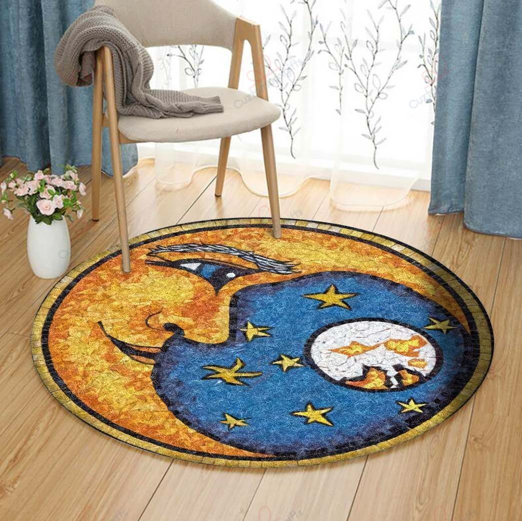 Sun And Moon And Star Round Carpet Floor Rug Living Room Bedroom Decor Round Area Rug Carpet Sun And Moon And Star Round Carpet Floor Rug Living Room Bedroom Decor Round Area Rug Carpet
