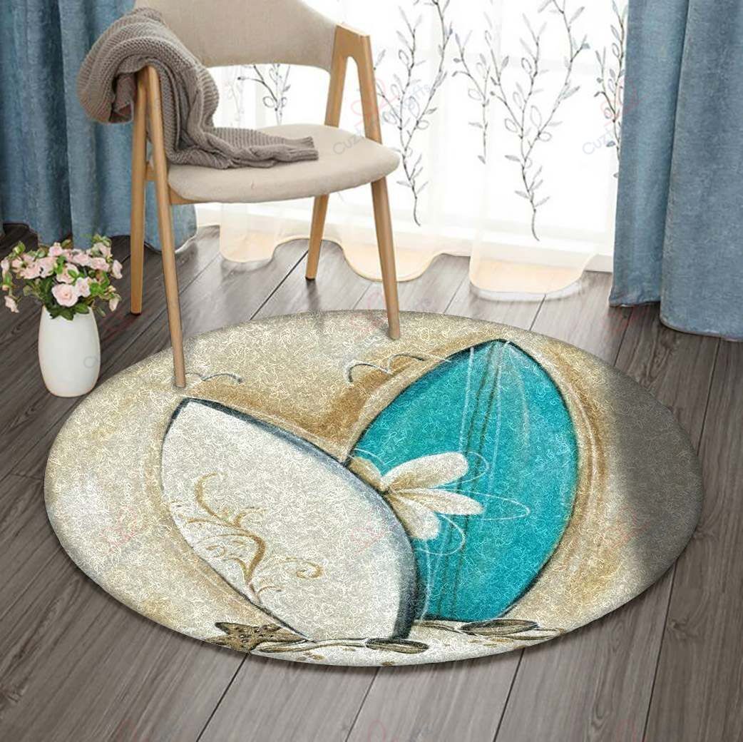 Surfboard Sand Round Carpet Floor Rug Living Room Bedroom Decor Round Area Rug Carpet Surfboard Sand Round Carpet Floor Rug Living Room Bedroom Decor Round Area Rug Carpet