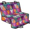 Triangle Bohemian Mandala Pattern Print Pet Car Back Seat Cover - 40a56db70c50