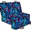 Turquoise Hawaii Tropical Pattern Print Pet Car Back Seat Cover - ae8afb60a126