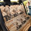 Vintage Airedale Terrier Car Back Seat Cover Dog Car Seat Covers - c2c845a98239