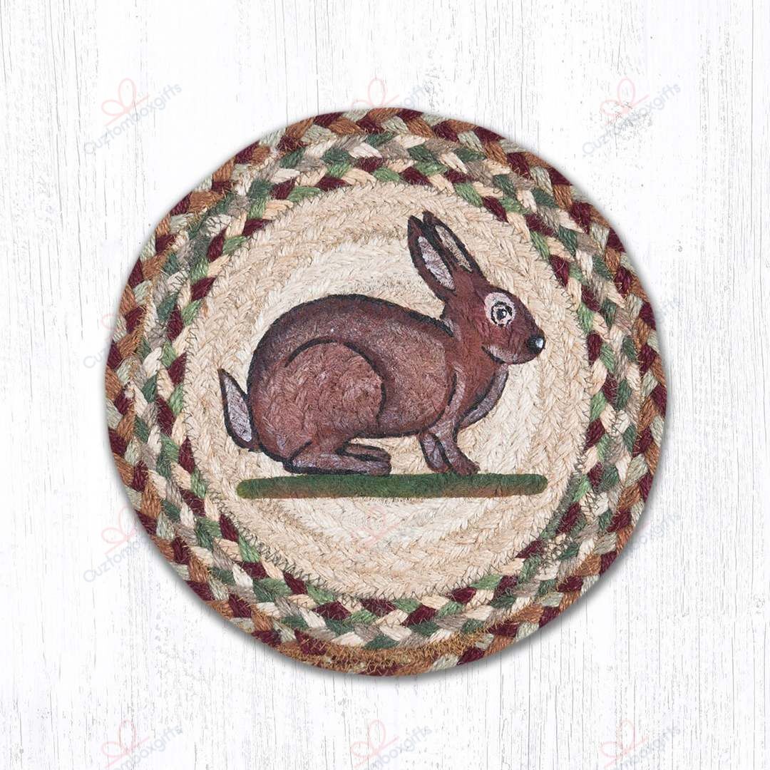 Vintage Rabbit Round Carpet Floor Rug Living Room Bedroom Decor Round Area Rug Carpet Vintage Rabbit Round Carpet Floor Rug Living Room Bedroom Decor Round Area Rug Carpet