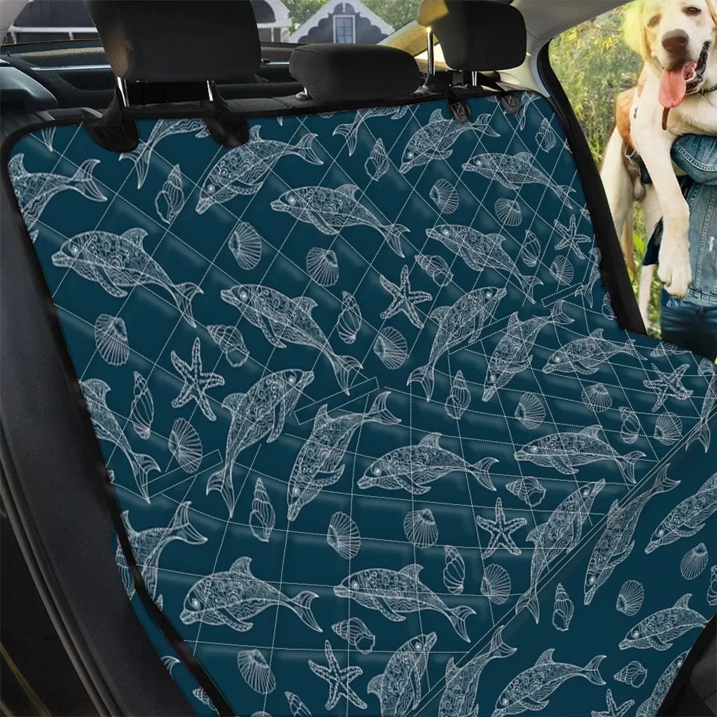 Vintage Sea Animals Dolphins Pattern Car Back Seat Cover Dog Car Seat Covers - 23903ea48604 Vintage Sea Animals Dolphins Pattern Car Back Seat Cover Dog Car Seat Covers - 23903ea48604