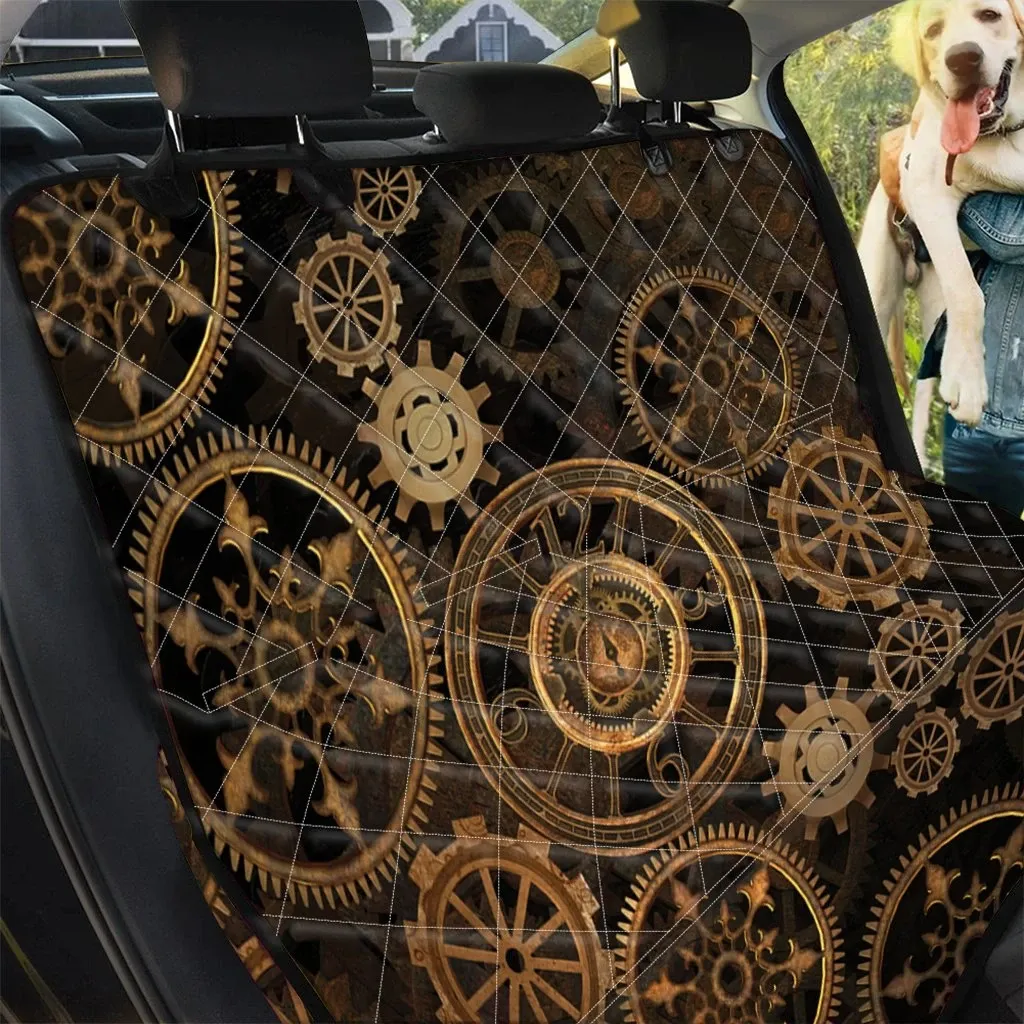 Vintage Steampunk Gears Design Car Back Seat Cover Dog Car Seat Covers - d0e3dc3ff08f Vintage Steampunk Gears Design Car Back Seat Cover Dog Car Seat Covers - d0e3dc3ff08f