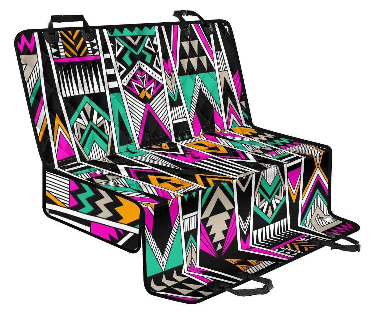 Vintage Tribal Aztec Pattern Print Pet Car Back Seat Cover - cb9af6b9b411 Vintage Tribal Aztec Pattern Print Pet Car Back Seat Cover - cb9af6b9b411