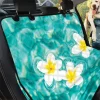 White And Yellow Plumeria In Water Car Back Seat Cover Dog Car Seat Covers - e5a5bedf33c0