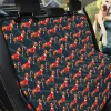 Xmas Dachshund And Candy Cane Pattern Design Car Back Seat Cover Dog Car Seat Covers - 1cc14fd2cc1a