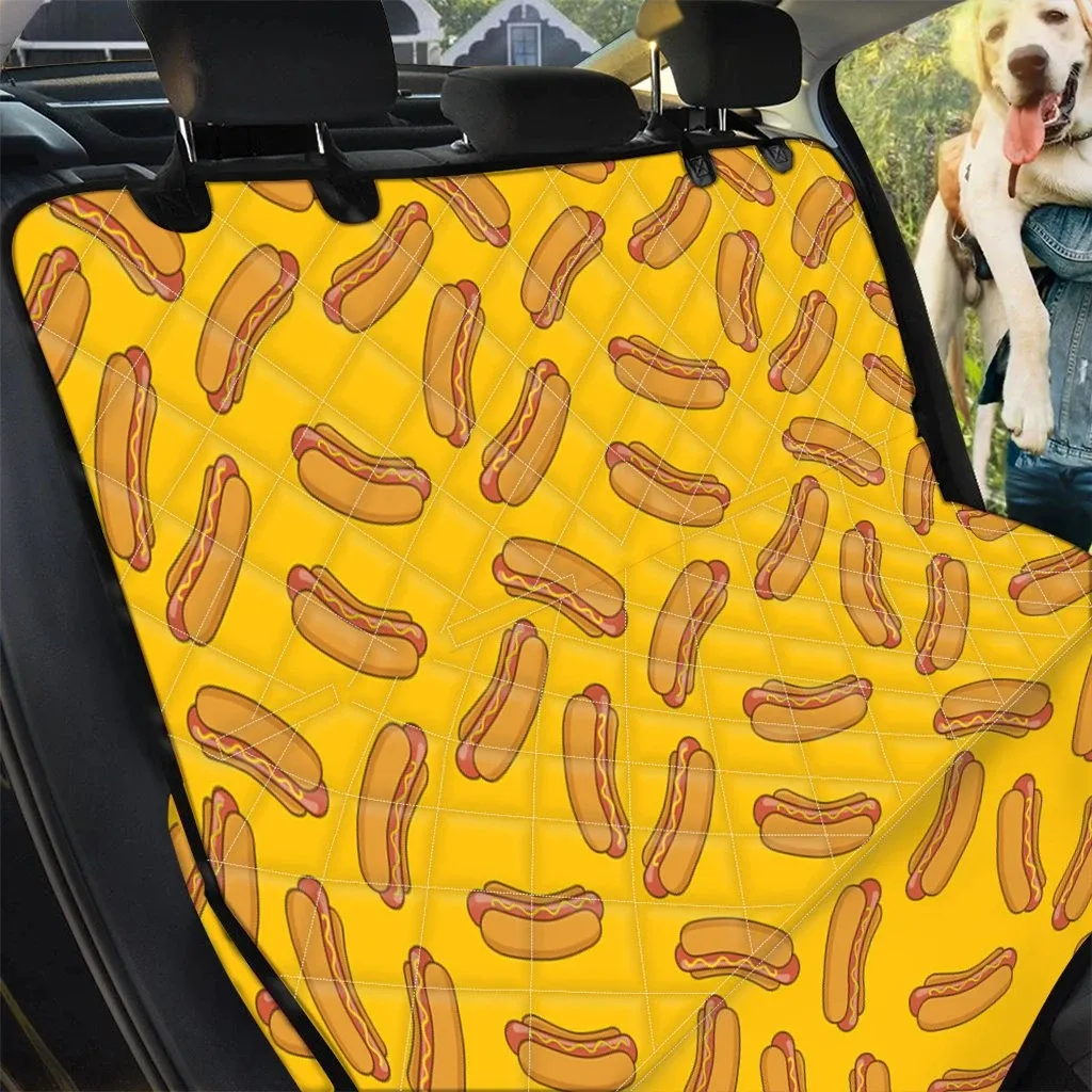 Yellow Background Hot Dog Pattern Design Car Back Seat Cover Dog Car Seat Covers - 90eab0d58f55 Yellow Background Hot Dog Pattern Design Car Back Seat Cover Dog Car Seat Covers - 90eab0d58f55
