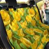 Yellow Blooming Tulip Design Car Back Seat Cover Dog Car Seat Covers - 47e72c5ed3ea