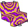 Yellow Explosion Moving Optical Illusion Pet Car Back Seat Cover - fe236091b0a2