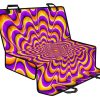 Yellow Splashing Moving Optical Illusion Pet Car Back Seat Cover - 4b71598a7873