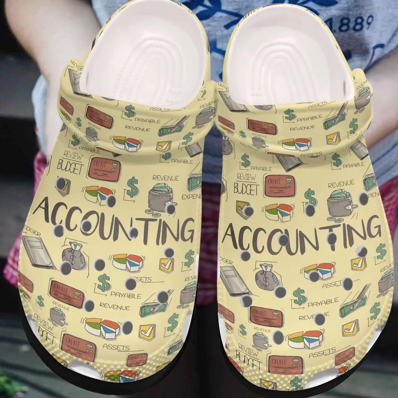 Accountant Personalized Clog Custom Crocs Comfortablefashion Style Comfortable For Women Men Kid Print 3D Accounting Accountant Personalized Clog Custom Crocs Comfortablefashion Style Comfortable For Women Men Kid Print 3D Accounting