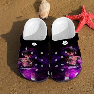 Asta Black Cover Anime Crocs Crocband Clog Comfortable For Mens Womens Classic Clog Water Shoes