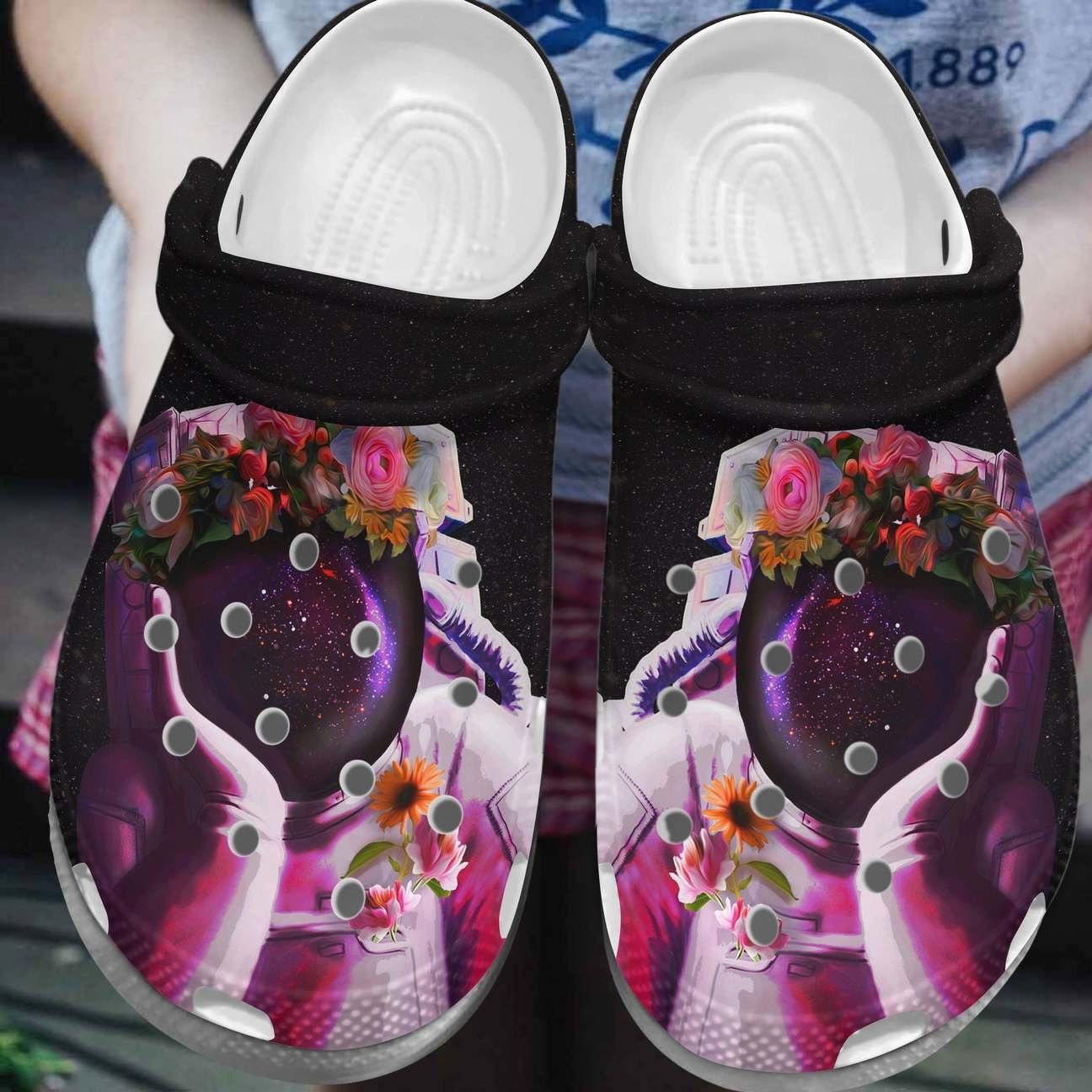 Astronaut Personalized Clog Custom Crocs Comfortablefashion Style Comfortable For Women Men Kid Print 3D The Pink Astronaut Astronaut Personalized Clog Custom Crocs Comfortablefashion Style Comfortable For Women Men Kid Print 3D The Pink Astronaut