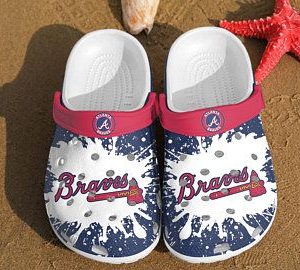 Atlanta Braves Crocband Clog Clog Comfortable For Mens And Womens Classic Clog Water Shoes Atlanta Braves Crocs