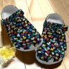 Autism Personalize Clog Custom Crocs Fashionstyle Comfortable For Women Men Kid Print 3D Pattern
