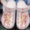 Ballet Personalized Clog Custom Crocs Comfortablefashion Style Comfortable For Women Men Kid Print 3D Watercolor Ballet