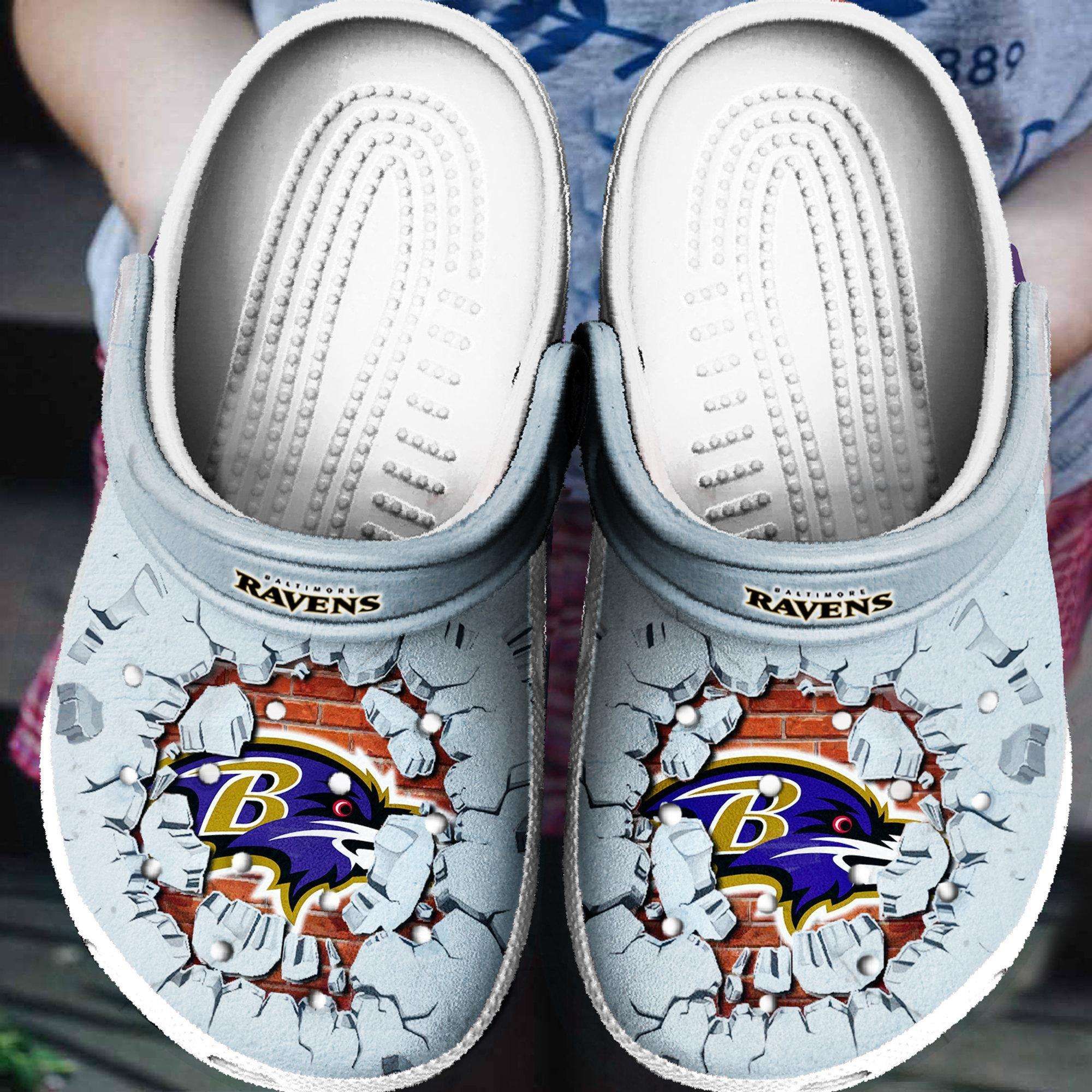 Baltimore Ravens Tide Crocs Clog Clog Shoes Baltimore Ravens Tide Crocs Clog Clog Shoes