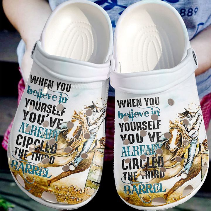Barrel Racing Believe In Yourself Sku 81 Crocs Clog Clog Shoes Barrel Racing Believe In Yourself Sku 81 Crocs Clog Clog Shoes