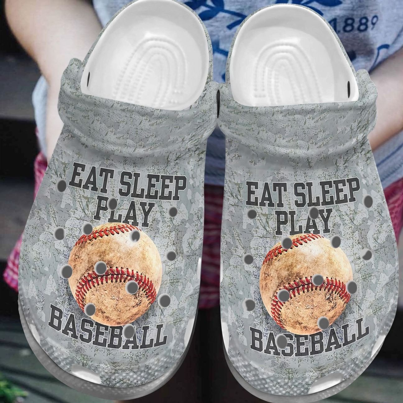 Baseball Personalize Clog Custom Crocs Clog Fashionstyle Comfortable Kid Print 3D Eat Sleep Play Baseball For Mens And Womens Baseball Personalize Clog Custom Crocs Clog Fashionstyle Comfortable Kid Print 3D Eat Sleep Play Baseball For Mens And Womens