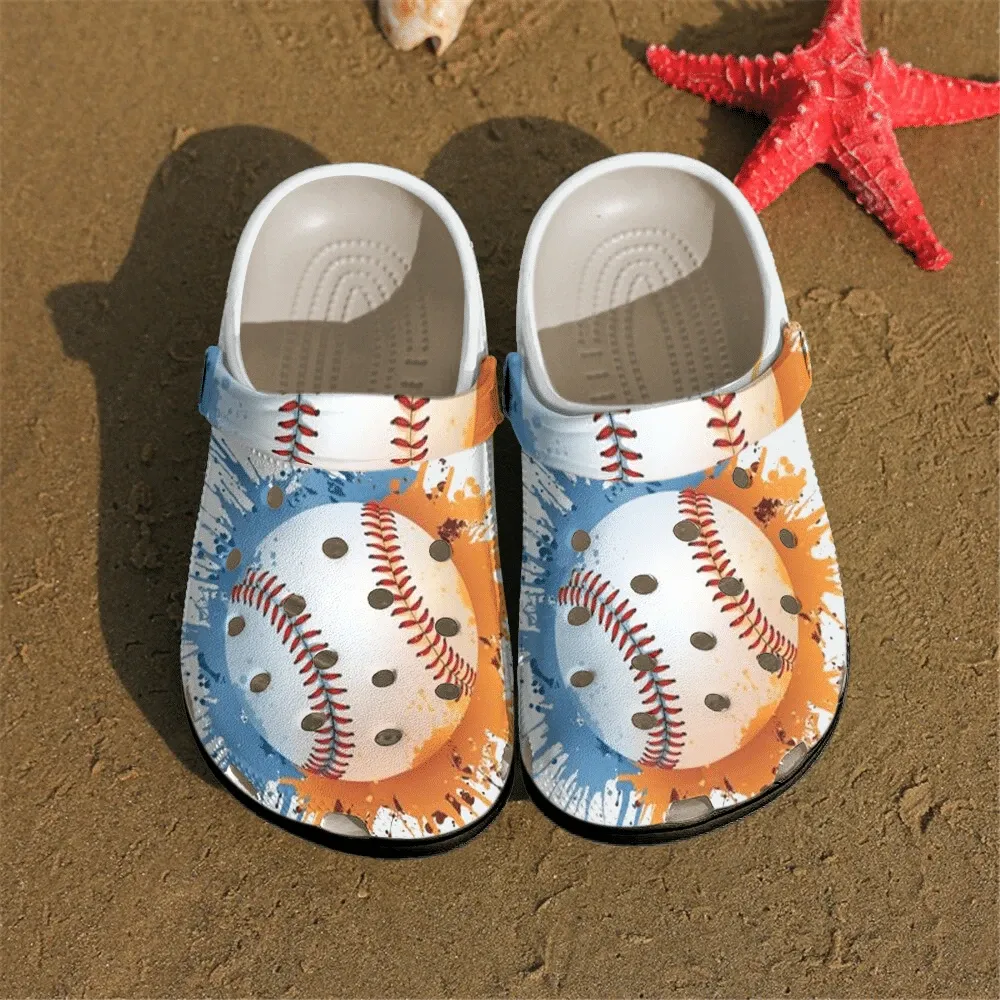 Baseball Personalized Clog Custom Crocs Comfortablefashion Style Comfortable For Women Men Kid Print 3D Bouncing Baseball Personalized Clog Custom Crocs Comfortablefashion Style Comfortable For Women Men Kid Print 3D Bouncing