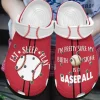 Baseball Personalized Clog Custom Crocs Comfortablefashion Style Comfortable For Women Men Kid Print 3D Eat Sleep Play Baseball