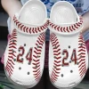 Baseball Personalized Clog Custom Crocs Comfortablefashion Style Comfortable For Women Men Kid Print 3D Number