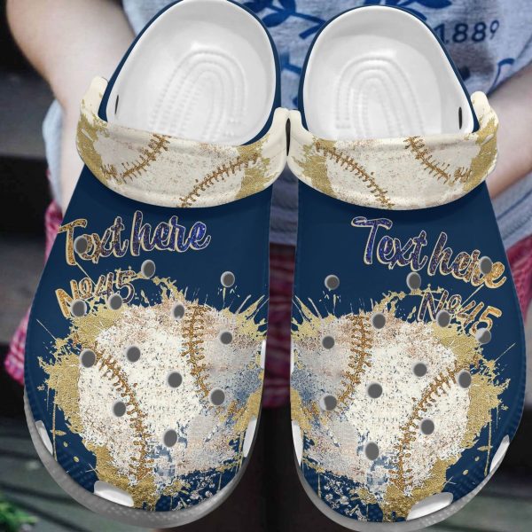 Baseball Personalized Clog Custom Crocs Comfortablefashion Style Comfortable For Women Men Kid Print 3D Twinkle Mud