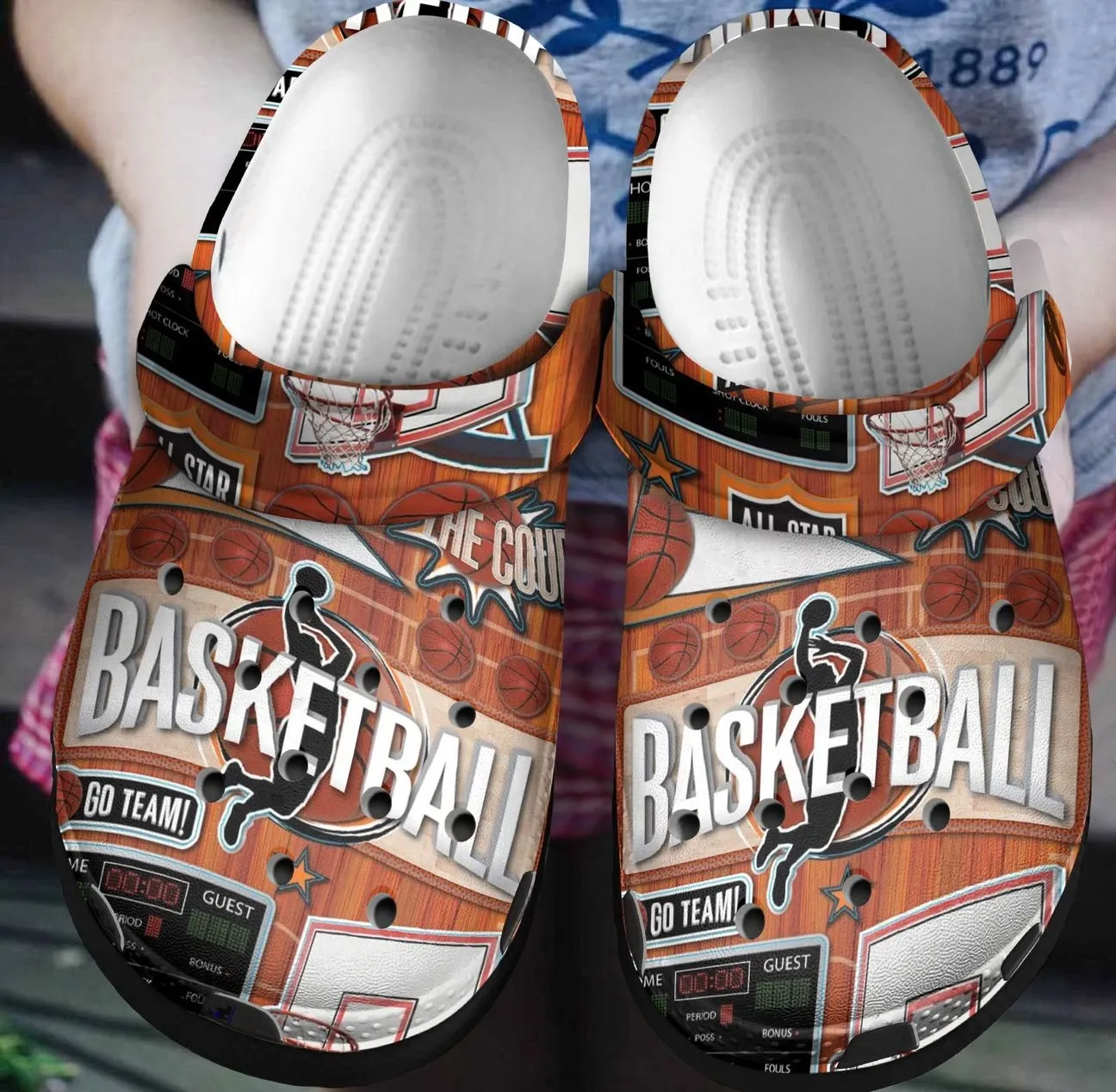 Basketball A1 Personalized Clog Custom Crocs Comfortablefashion Style Comfortable For Women Men Kid Print 3D Basketball A1 Personalized Clog Custom Crocs Comfortablefashion Style Comfortable For Women Men Kid Print 3D