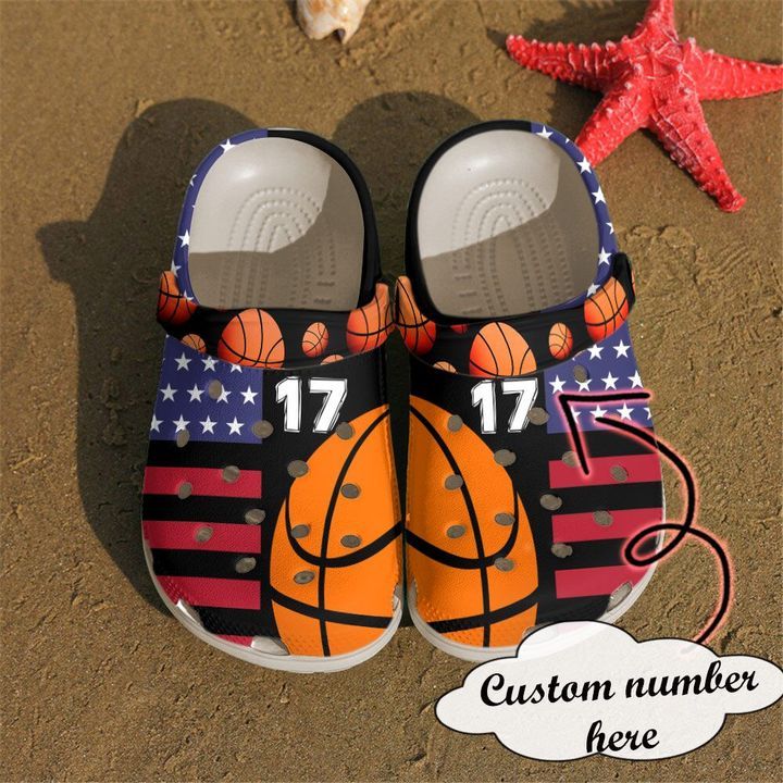Basketball Personalized American Sku 181 Crocs Crocband Clog Comfortable For Mens Womens Classic Clog Water Shoes Basketball Personalized American Sku 181 Crocs Crocband Clog Comfortable For Mens Womens Classic Clog Water Shoes
