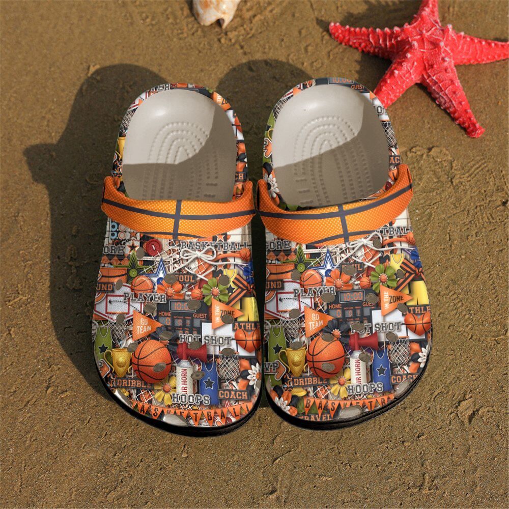 Basketball Personalized Clog Custom Crocs Comfortablefashion Style Comfortable For Women Men Kid Print 3D Basketball Vibes Basketball Personalized Clog Custom Crocs Comfortablefashion Style Comfortable For Women Men Kid Print 3D Basketball Vibes