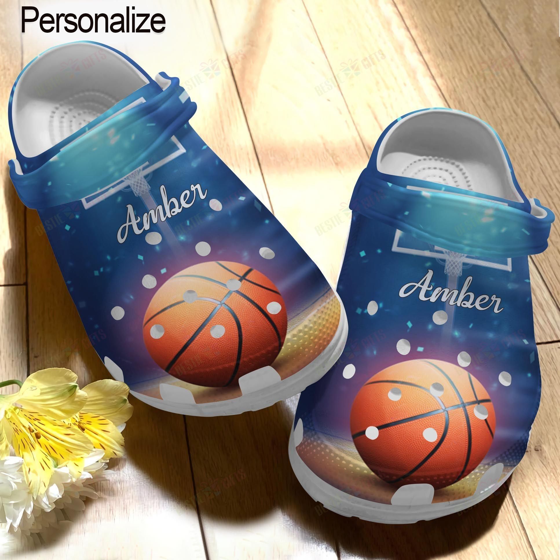 Basketball Personalized Crocs Clog Classic Clog Love Basketball Shoes Basketball Personalized Crocs Clog Classic Clog Love Basketball Shoes