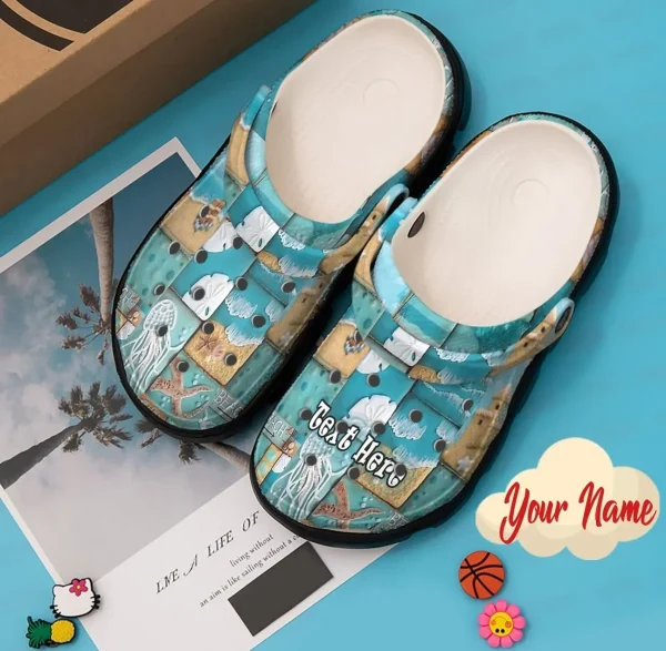 Beach Personalized Clog Custom Crocs Comfortablefashion Style Comfortable For Women Men Kid Print 3D