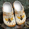 Bee Personalize Clog Custom Crocs Fashionstyle Comfortable For Women Men Kid Print 3D Bee Lover