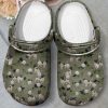 Boxer Dog Camo Crocs Clog Classic Clogs Shoes