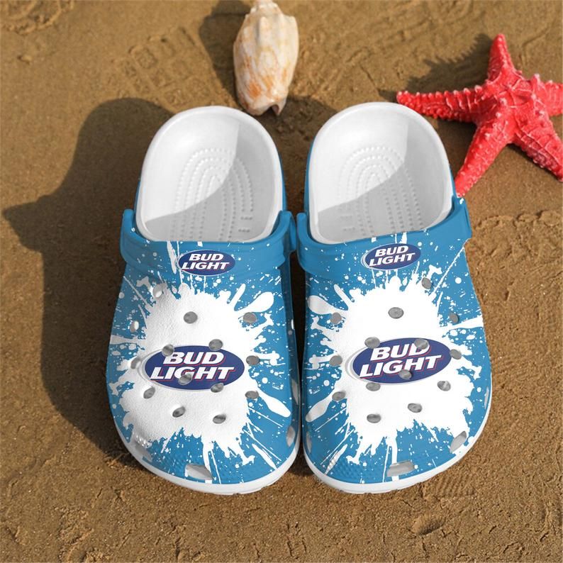 Bud Light Crocs Crocband Clog Clog Comfortable For Mens And Womens Classic Clog Water Shoes Beer Lovers Crocs V1 Bud Light Crocs Crocband Clog Clog Comfortable For Mens And Womens Classic Clog Water Shoes Beer Lovers Crocs V1