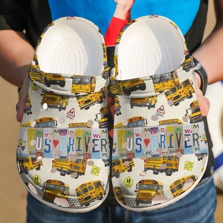 Bus Driver License Plate Sku 345 Crocs Clog Clog Shoes Bus Driver License Plate Sku 345 Crocs Clog Clog Shoes