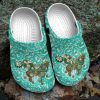 Butterfly Gold Personalized Clog Custom Crocs Comfortablefashion Style Comfortable For Women Men Kid Print 3D