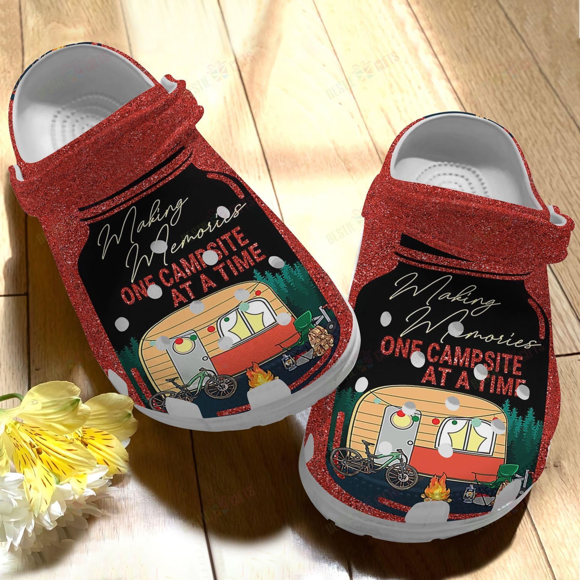 Camping Crocs Clog Classic Clog Making Memories Once Campsite At A Time Shoes Camping Crocs Clog Classic Clog Making Memories Once Campsite At A Time Shoes