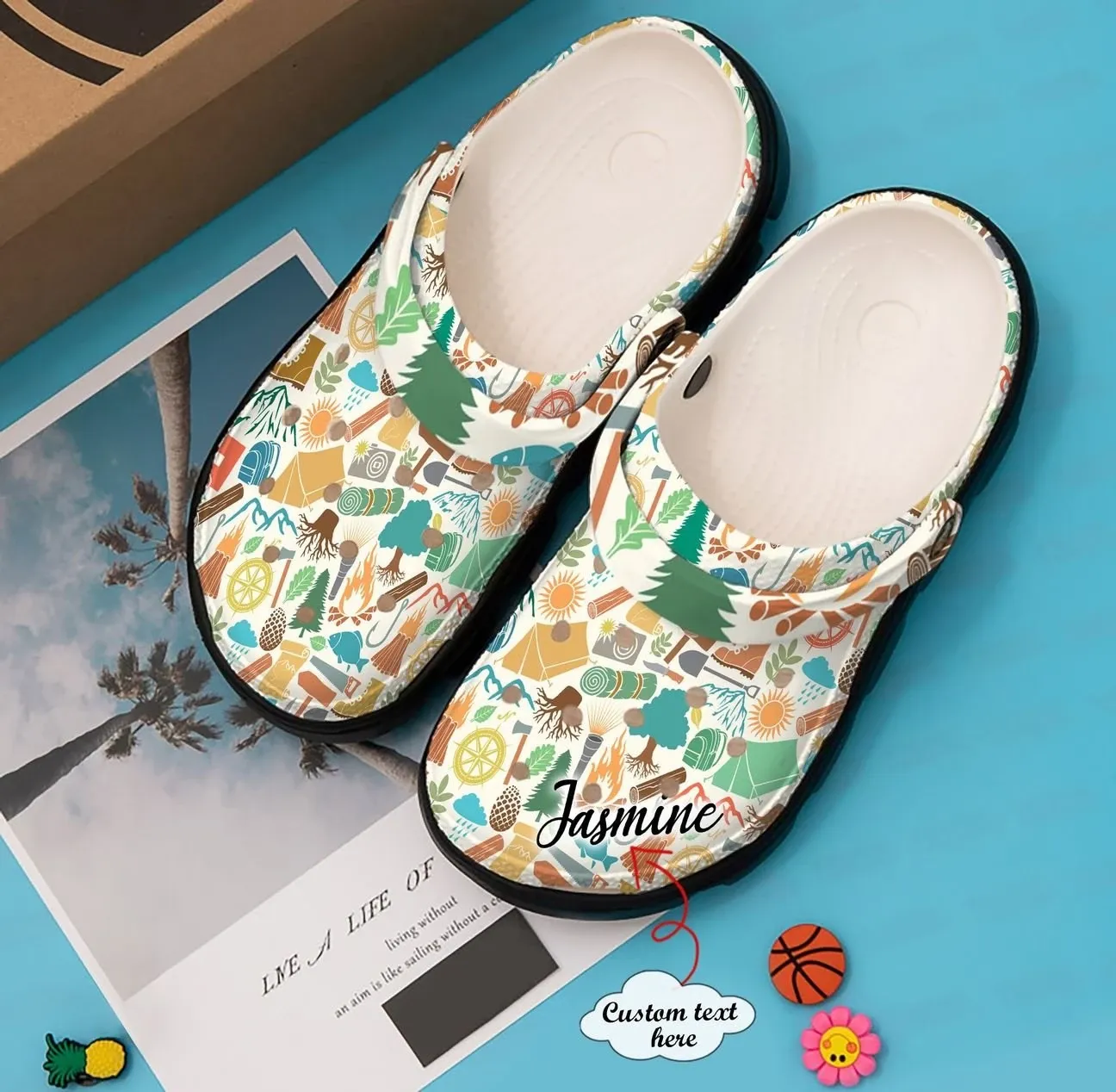 Camping Personalized Clog Custom Crocs Comfortablefashion Style Comfortable For Women Men Kid Print 3D Camping Hunting Fishing Camping Personalized Clog Custom Crocs Comfortablefashion Style Comfortable For Women Men Kid Print 3D Camping Hunting Fishing