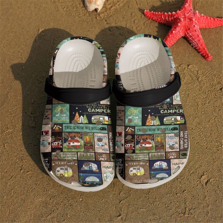 Camping This Is How We Roll Sku 479 Crocs Crocband Clog Comfortable For Mens Womens Classic Clog Water Shoes Camping This Is How We Roll Sku 479 Crocs Crocband Clog Comfortable For Mens Womens Classic Clog Water Shoes