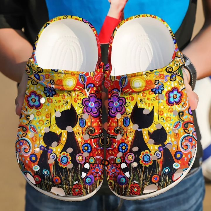 Cat Loving Cats Sku 524 Crocs Crocband Clog Comfortable For Mens Womens Classic Clog Water Shoes Cat Loving Cats Sku 524 Crocs Crocband Clog Comfortable For Mens Womens Classic Clog Water Shoes