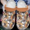 Cat Personalize Clog Custom Crocs Fashionstyle Comfortable For Women Men Kid Print 3D Cat Lover