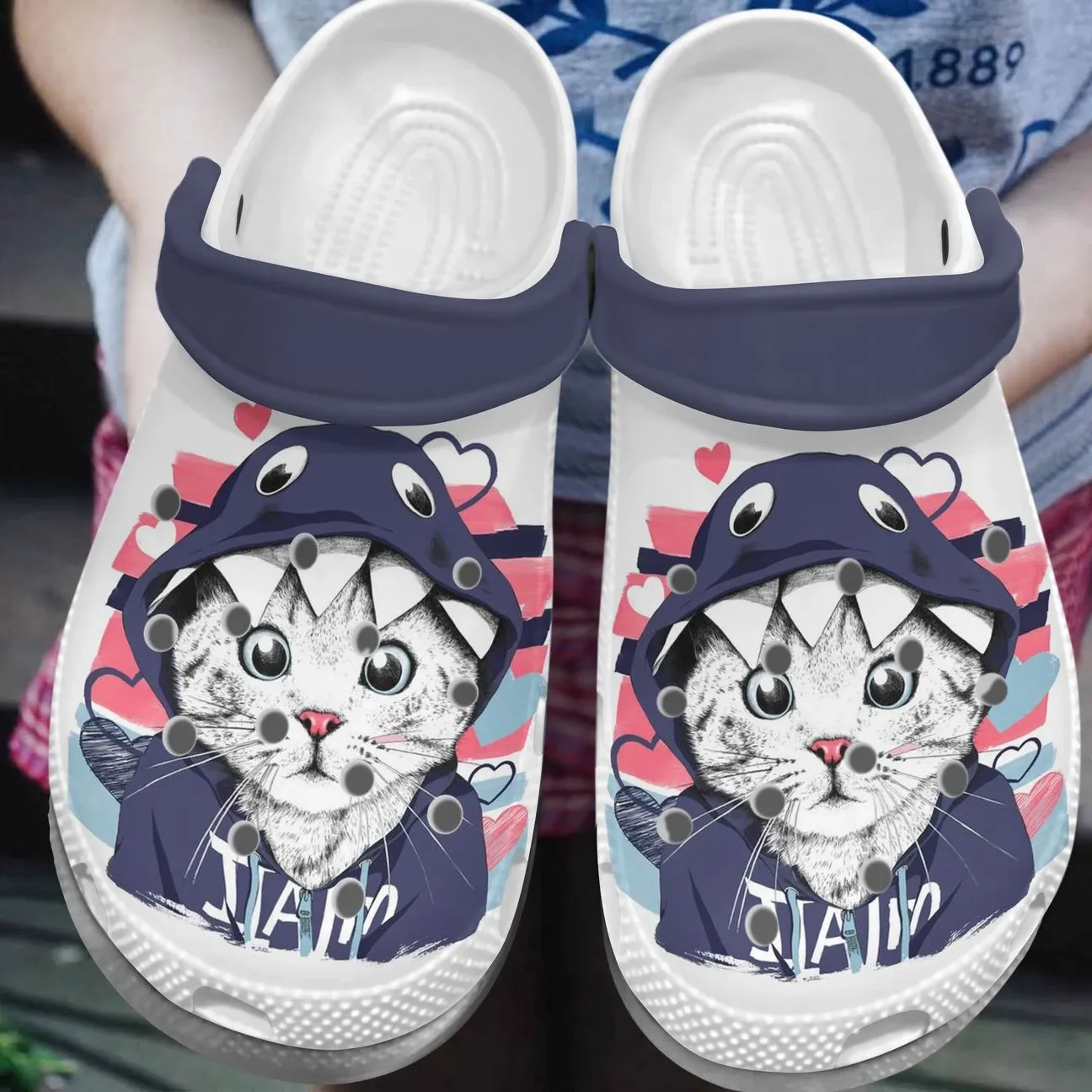 Cat Personalize Clog Custom Crocs Fashionstyle Comfortable For Women Men Kid Print 3D Cool Cat Cat Personalize Clog Custom Crocs Fashionstyle Comfortable For Women Men Kid Print 3D Cool Cat