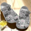 Cat Personalize Clog Custom Crocs Fashionstyle Comfortable For Women Men Kid Print 3D Whitesole Smiley Cats